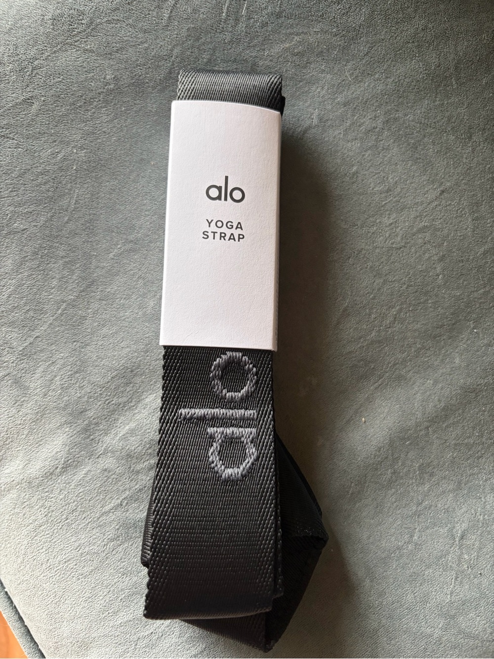 Alo Black Yoga Strap
